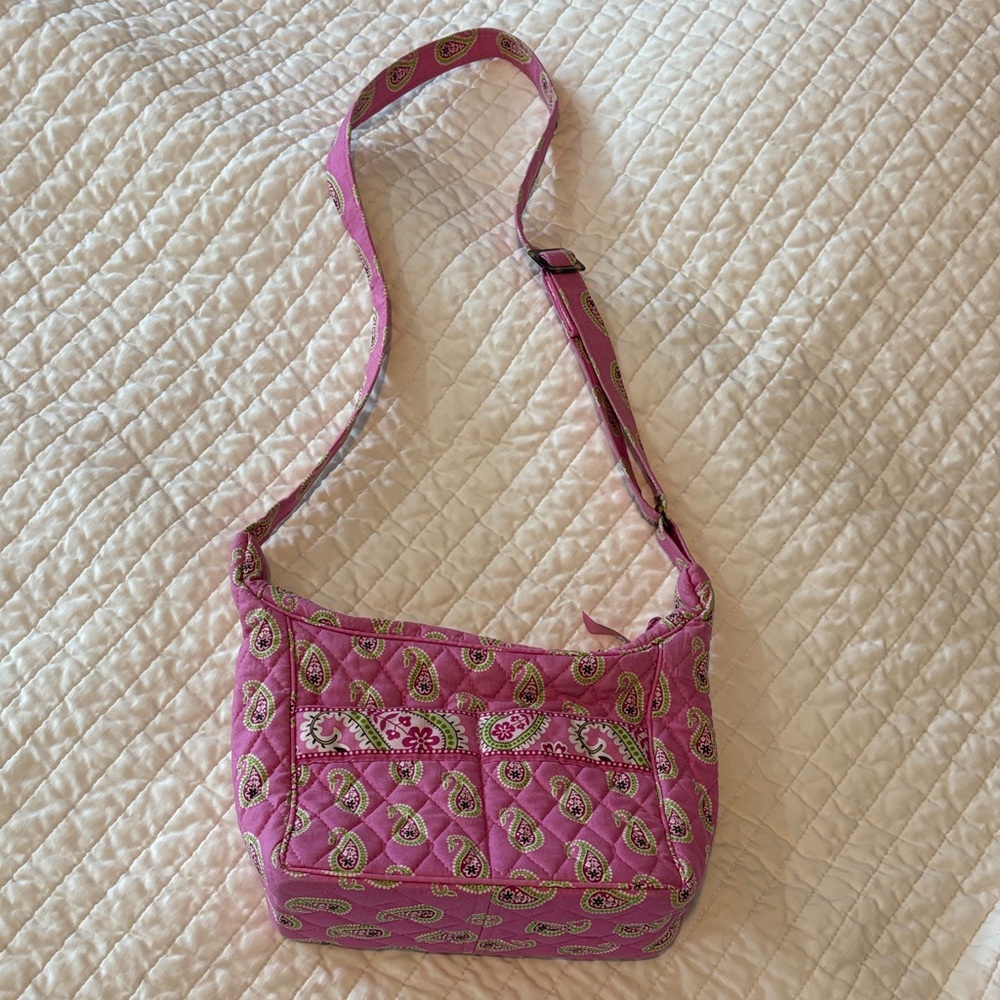 Vera Bradley Pink Paisley Crossbody Bag